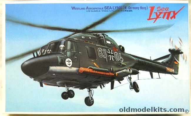 Fujimi 1/72 Westland Aerospatiale Sea Lynx - West German Navy Marineflieger Geschwader 3 'Graf Zeppelin' Nordholz, 36 plastic model kit